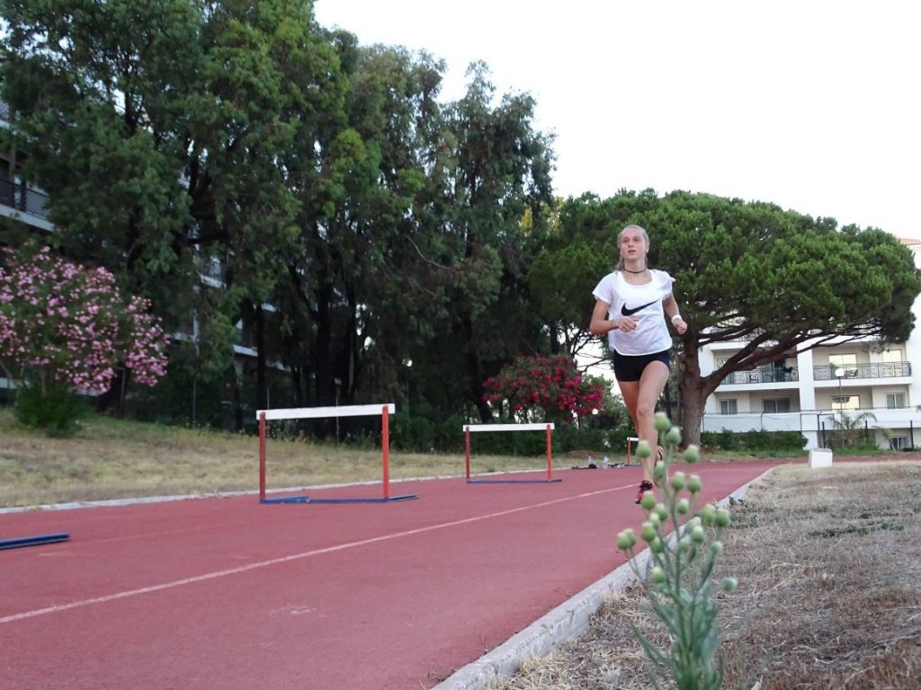 EYOF – Heleen – training